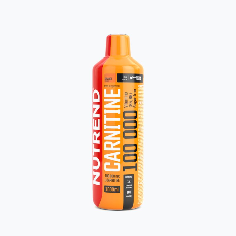 L-карнітин Carnitine 100 000 Nutrend спалювач жиру 1л апельсин VT-069-1000-PO