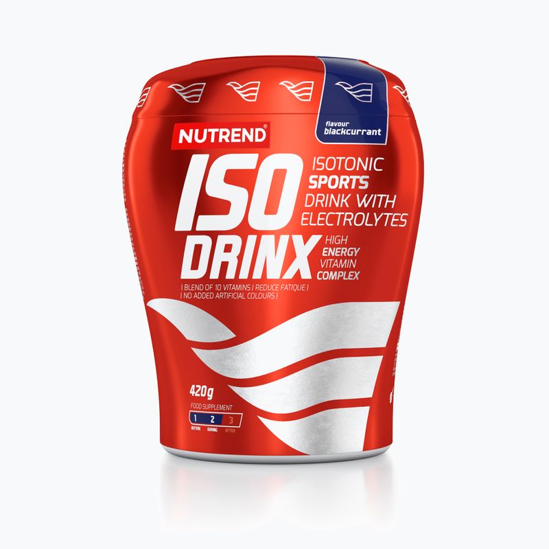 Ізотонічний напій Nutrend Isodrinx 420 г чорна смородина VS-014-420-ČR