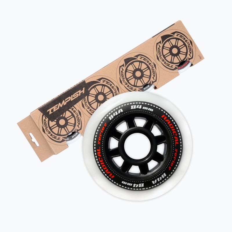 Колеса для роликів Tempish Radical 84mm/84A 4 pcs. white 4