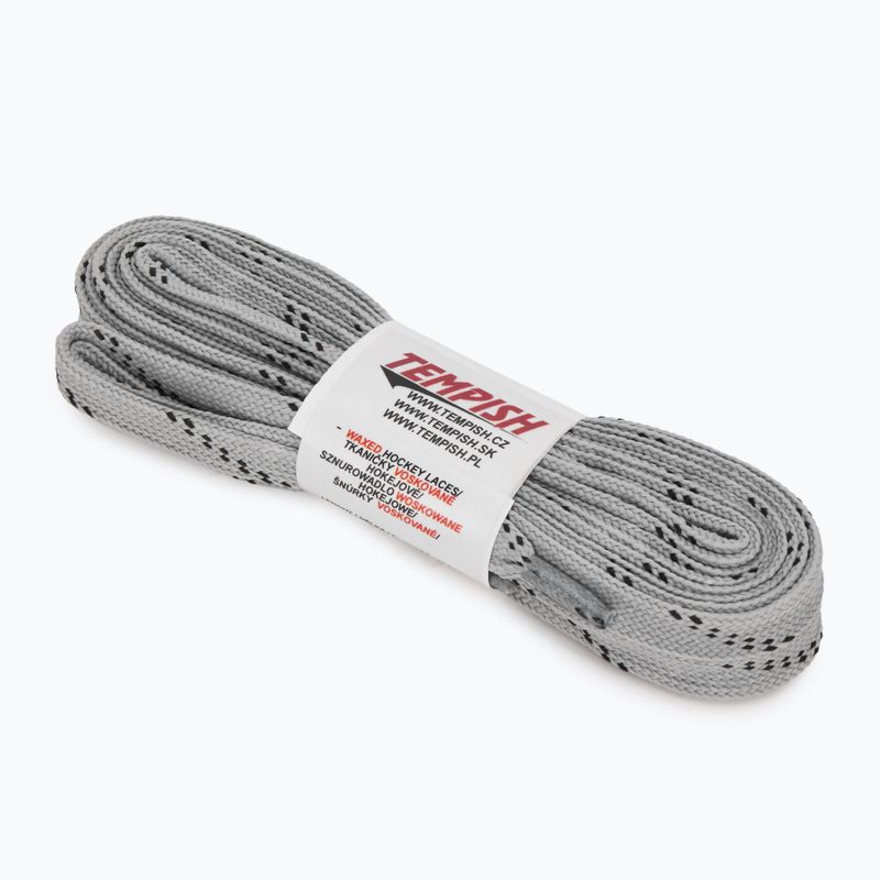 Шнурки для ковзанів Tempish Hockey Waxed grey