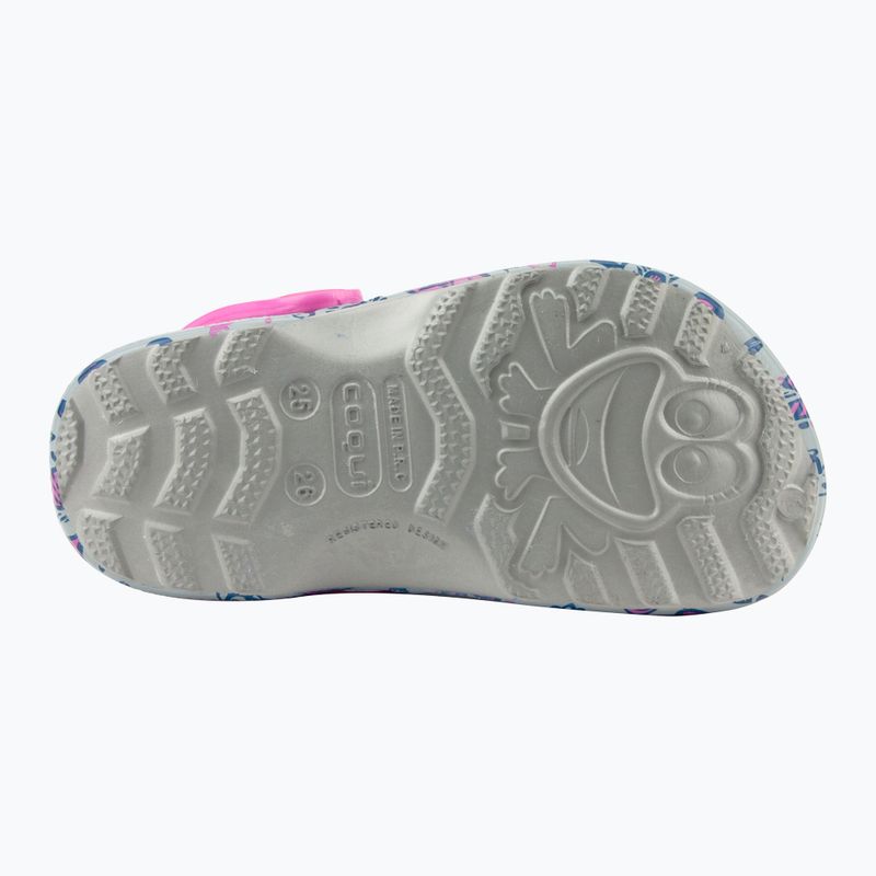 Дитячі босоніжки Coqui Little Frog mid.grey/fuchsia love/amulet 11
