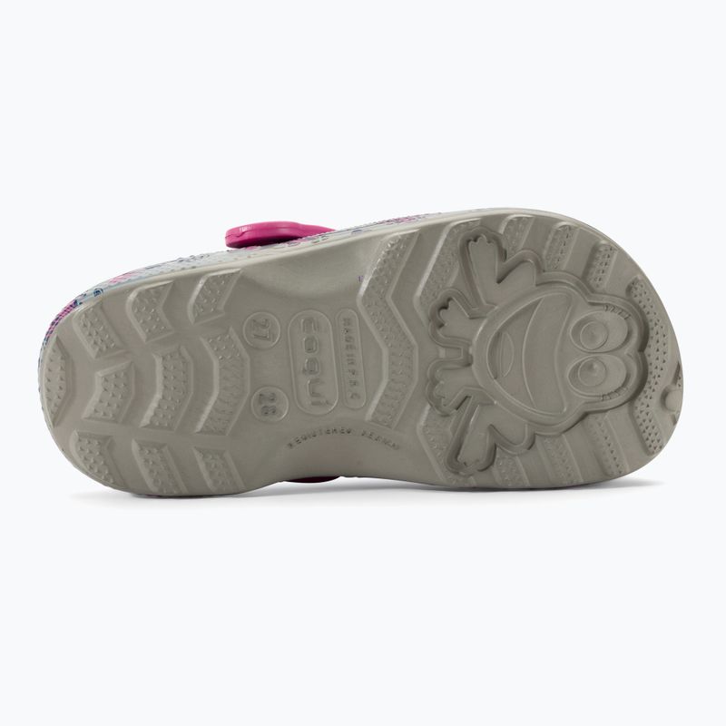 Дитячі босоніжки Coqui Little Frog mid.grey/fuchsia love/amulet 6