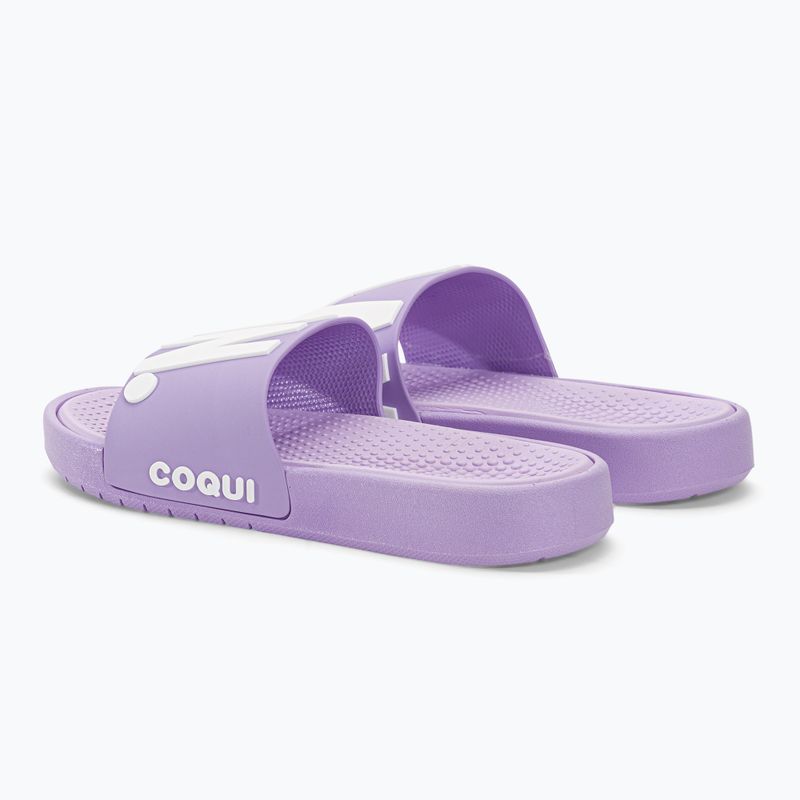 Жіночі шльопанці Coqui Speedy світло-бузкові розслабтеся на шльопанцях 3