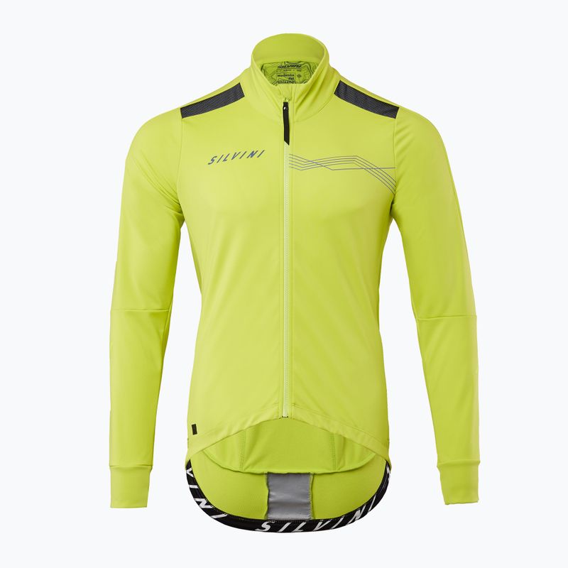 Куртка велосипедна чоловіча SILVINI Ghisallo softshell зелена MJ2129