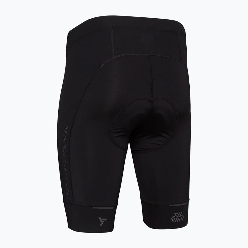Шорти велосипедні чоловічі Silvini Fortore black 2