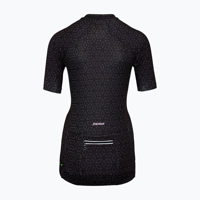 Футболка велосипедна жіноча SILVINI Catirina black/blush 6