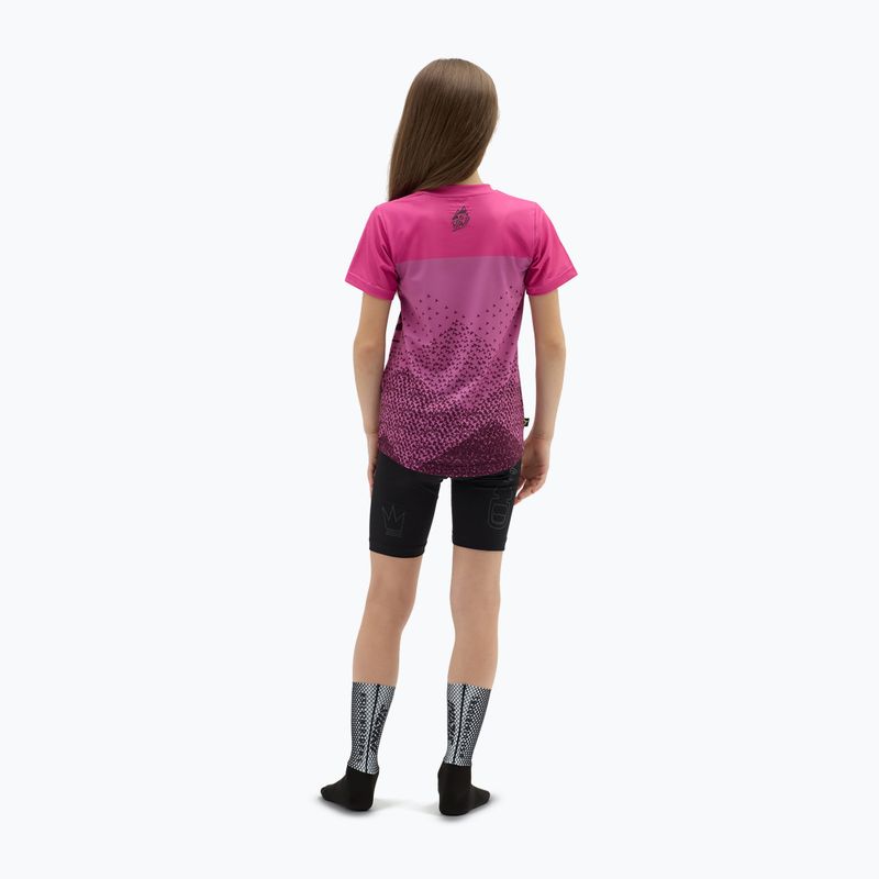 Футболка велосипедна дитяча SILVINI Denni plum/pink 4