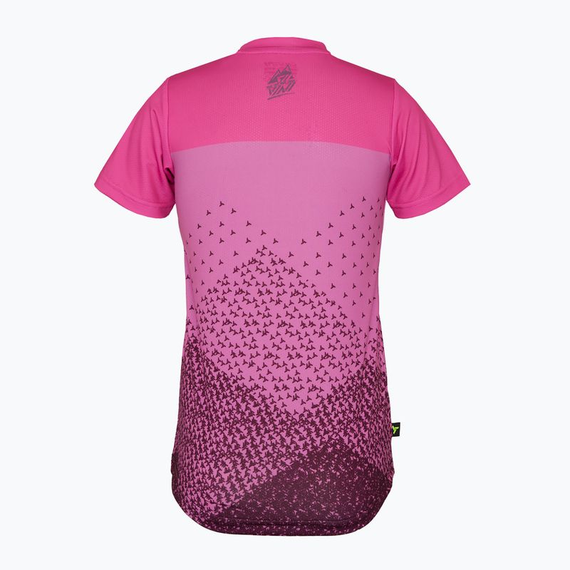 Футболка велосипедна дитяча SILVINI Denni plum/pink 6