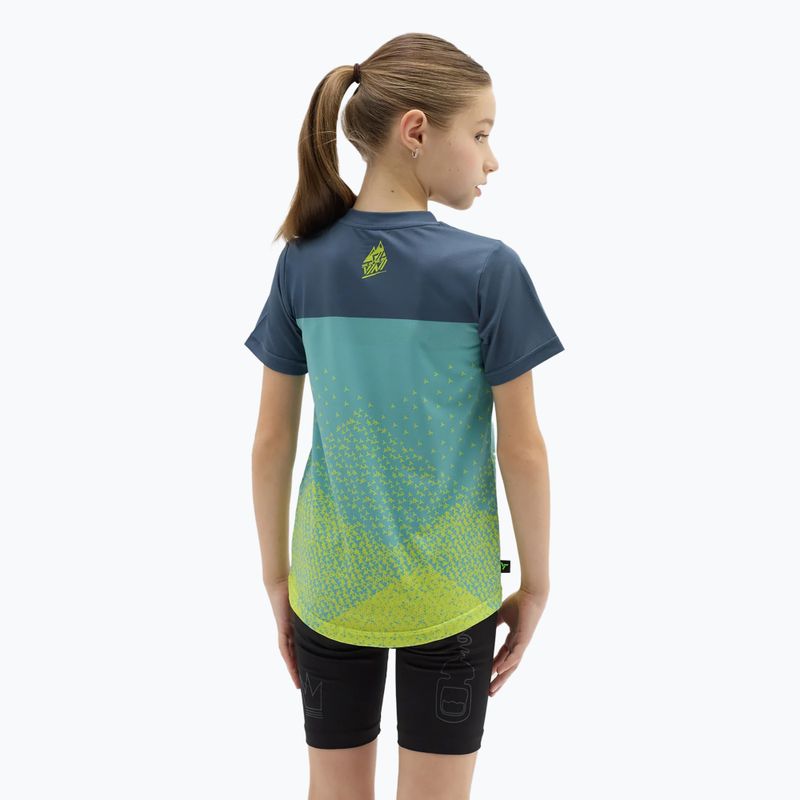 Футболка велосипедна дитяча SILVINI Denni neon/blue 3