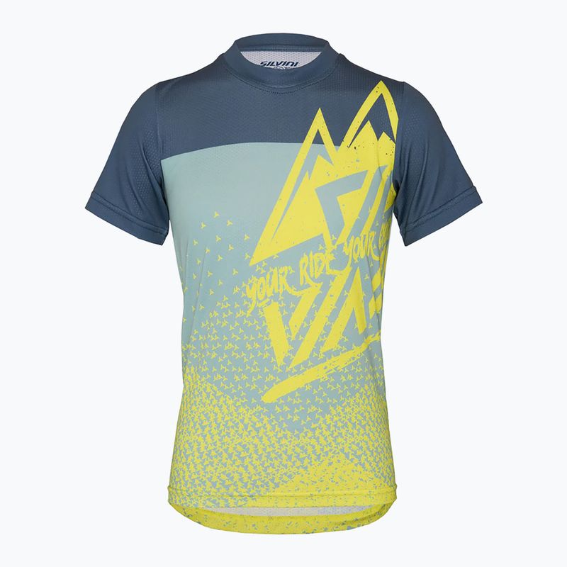 Футболка велосипедна дитяча SILVINI Denni neon/blue 4