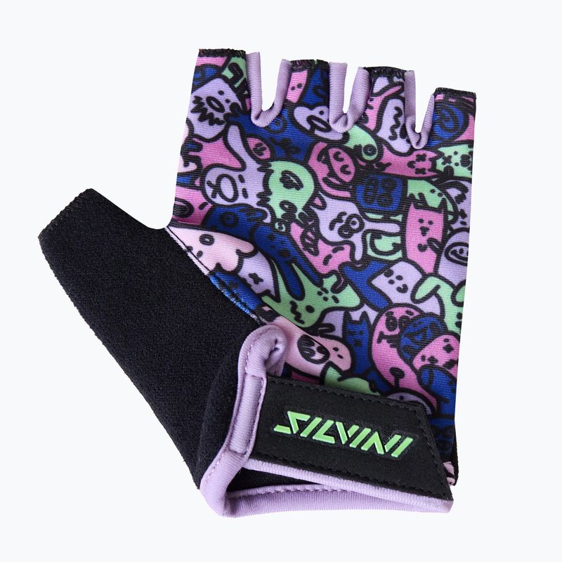 Рукавички велосипедні дитячі SILVINI Locri blush/green 2