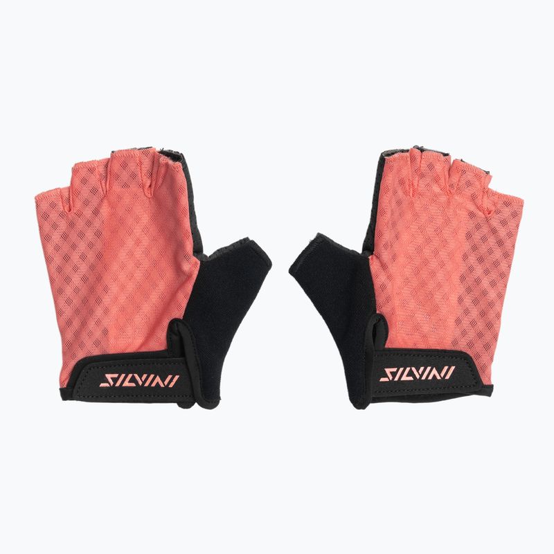 Рукавички велосипедні жіночі SILVINI Gaiona coral 2
