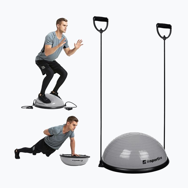 Балансувальна подушка inSPORTline Dome сіра 17897-3 5