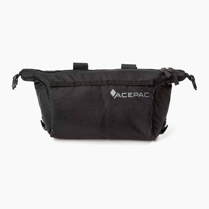 Велосипедна сумка на кермо Acepac Barrel MKIII 2 л чорна 2