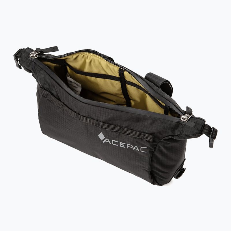 Велосипедна сумка на кермо Acepac Barrel MKIII 2 л чорна 5