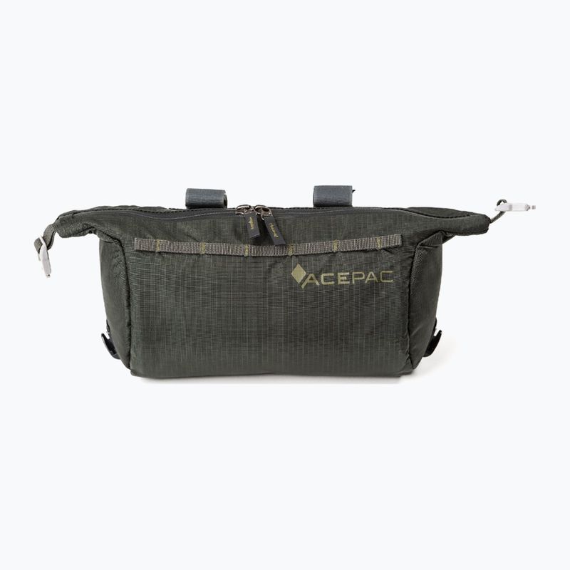 Велосипедна сумка на кермо Acepac Barrel MKIII 2 л сіра 2