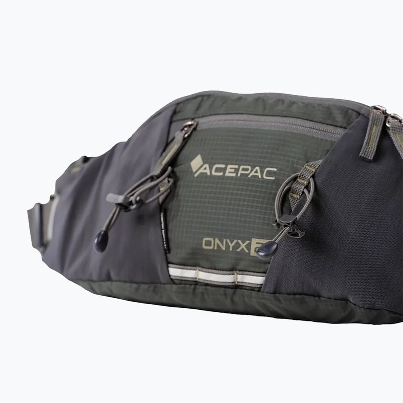 Сумка-бананка велосипедна Acepac Onyx 2 MKIII 2 л grey 6