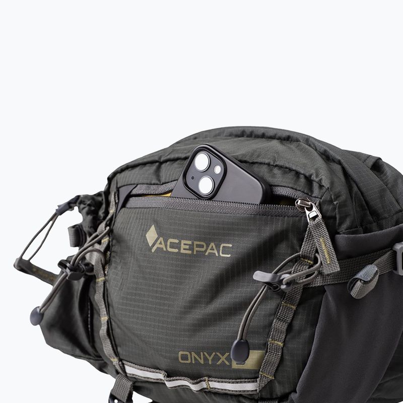 Велосипедна сумка Acepac Onyx 5 MKIII 5 л чорна 8