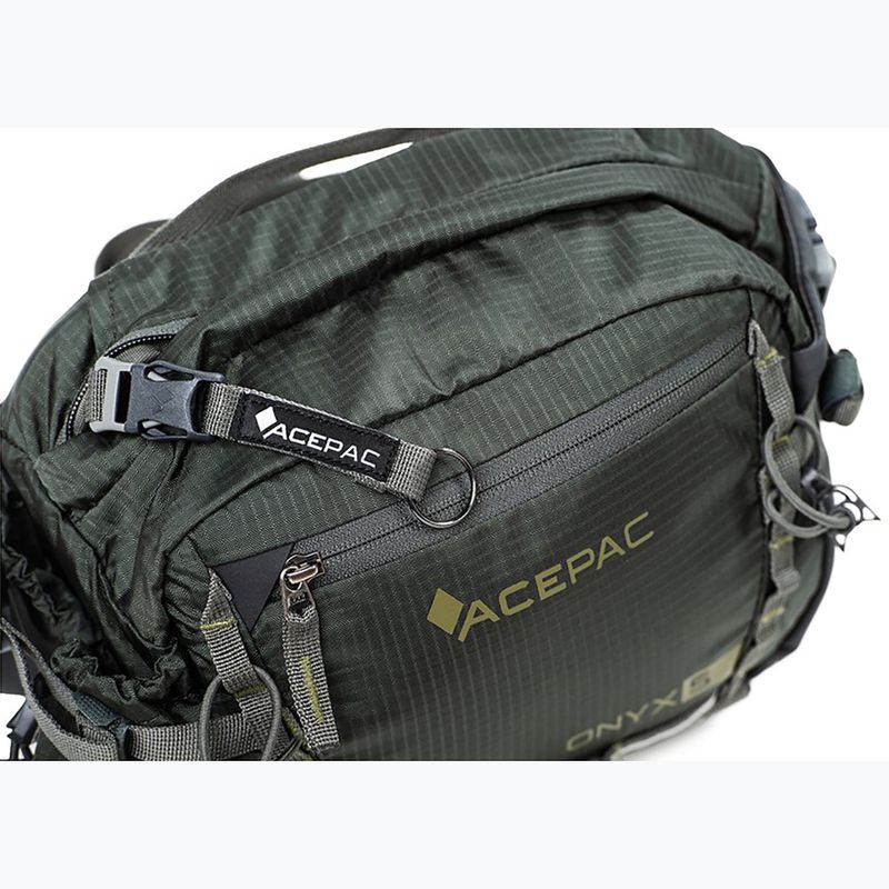 Велосипедна сумка Acepac Onyx 5 MKIII 5 л чорна 14