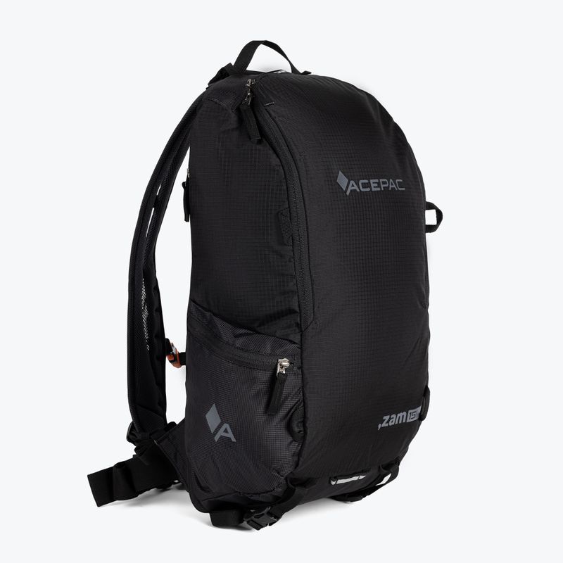 Рюкзак велосипедний Acepac Zam EXP 15 l black 2
