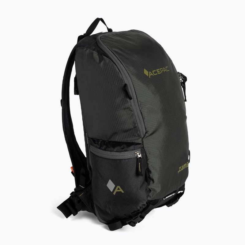 Рюкзак велосипедний Acepac Zam EXP 15 l grey 2