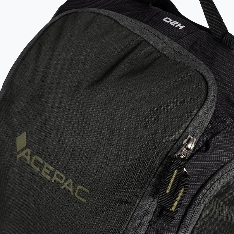 Рюкзак велосипедний Acepac Zam EXP 15 l grey 4