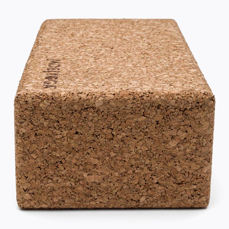 Блок для йоги JadeYoga Cork Block Small світло-коричневий CYBS 2