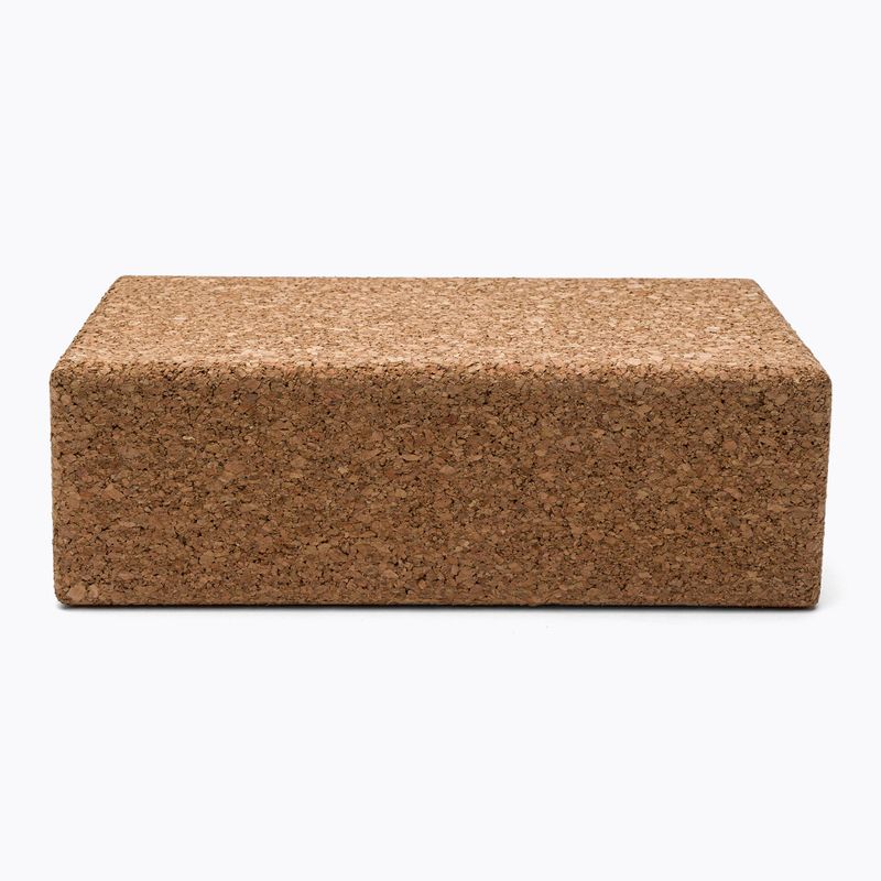 Блок для йоги JadeYoga Cork Block Small світло-коричневий CYBS 5