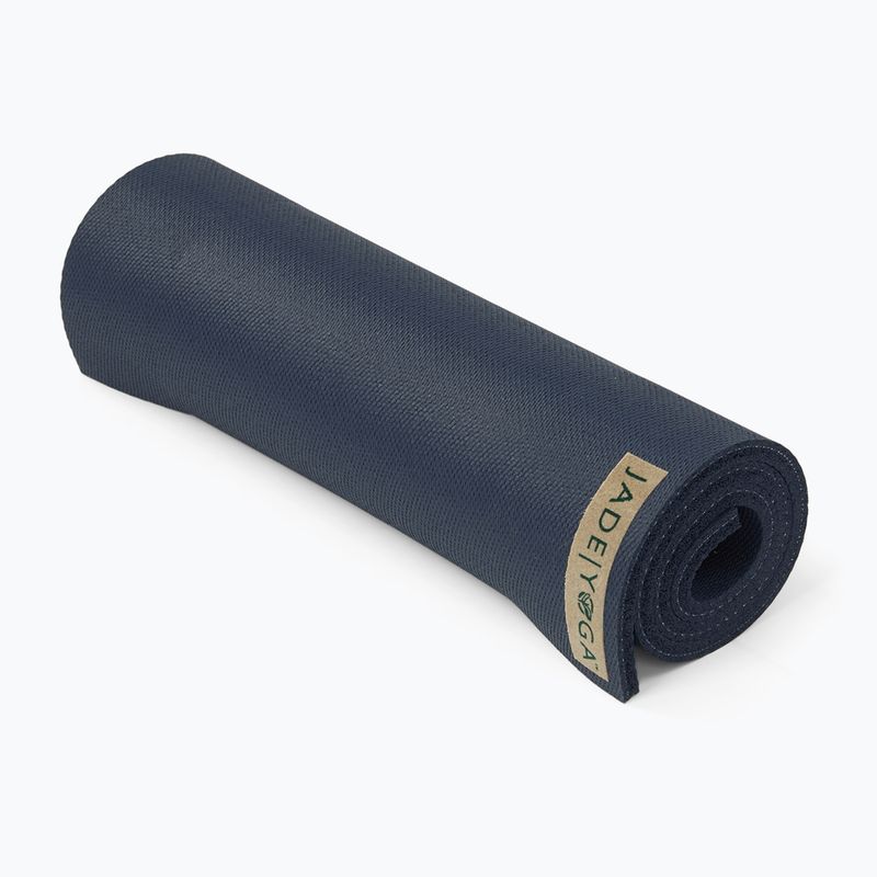 Килимок для йоги JadeYoga Fusion Mini Mat 5/16'' 24'' 12'' 8 мм midnight blue 5