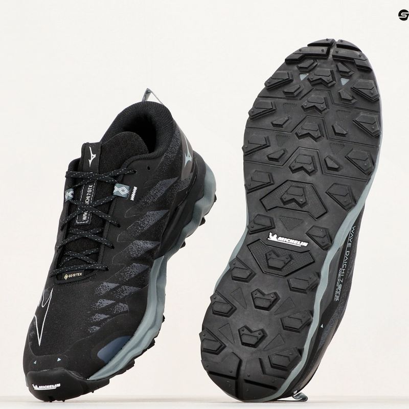 Кросівки для бігу чоловічі Mizuno Wave Daichi 7 GTX black/ombre blue/stormy weather 12