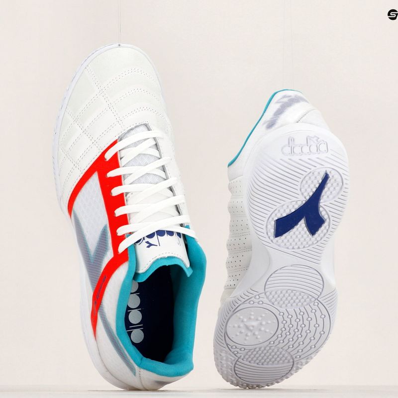 Чоловічі футбольні бутси Diadora Brasil Sala Cup ID білі/сині 19