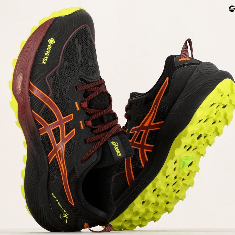 Чоловічі кросівки ASICS Gel-Trabuco 11 GTX чорний/антикварний червоний 12