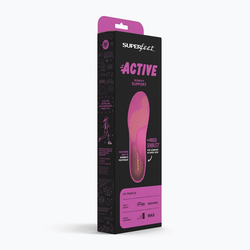 Устілки для взуття Superfeet Active Women's Support plum 8