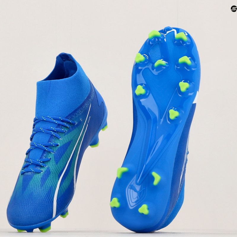 Футбольні бутси дитячі PUMA Ultra Pro Fg/Ag Jr ultra blue/puma white/pro green 12