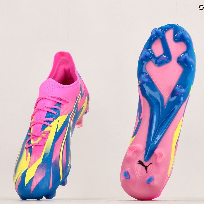 Футбольні бутси чоловічі PUMA Ultra Ultimate Energy Fg/Ag luminous pink/ultra blue/yellow alert 20