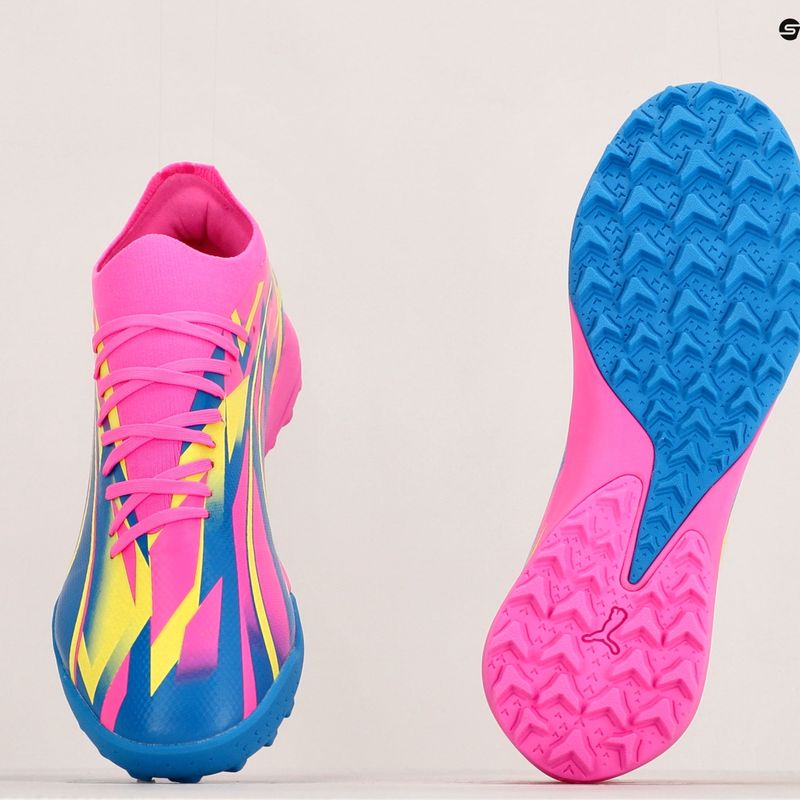 Футбольні бутси чоловічі PUMA Ultra Match Energy Tt luminous pink/yellow alert/ultra blue 14