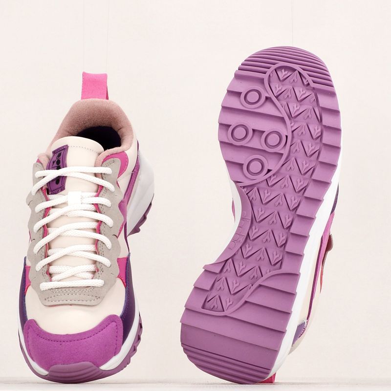 Кросівки жіночі Diadora Jolly Pop blanc de blanc/mulberry 18