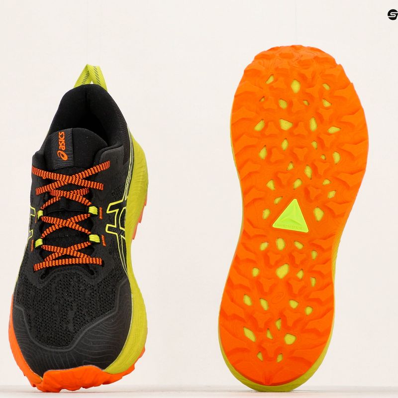 Чоловічі кросівки ASICS Gel-Trabuco 11 чорний/неоновий лайм 18