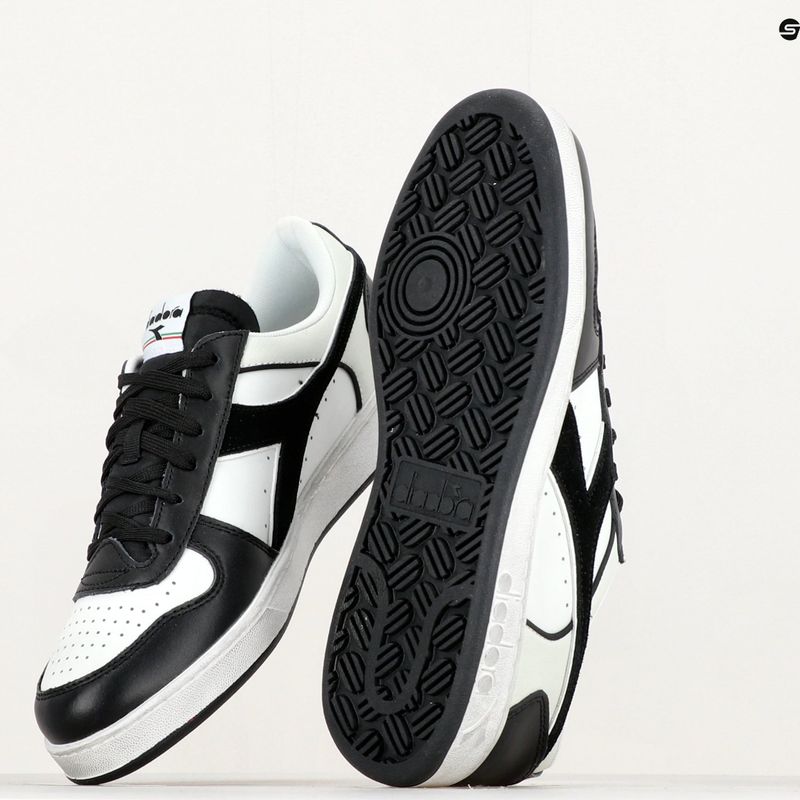 Кросівки Diadora Magic Basket Low Icona Leather black/white 14