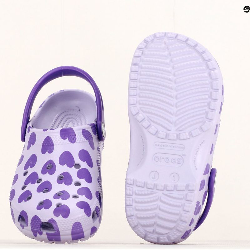 Дитячі сабо Crocs Classic Easy Icon Clog лавандовий 13