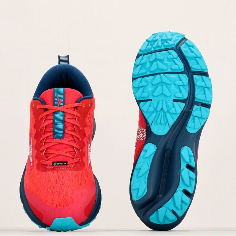 Кросівки для бігу жіночі Mizuno Wave Rider GTX jazyy/blue opal/bluebird 16