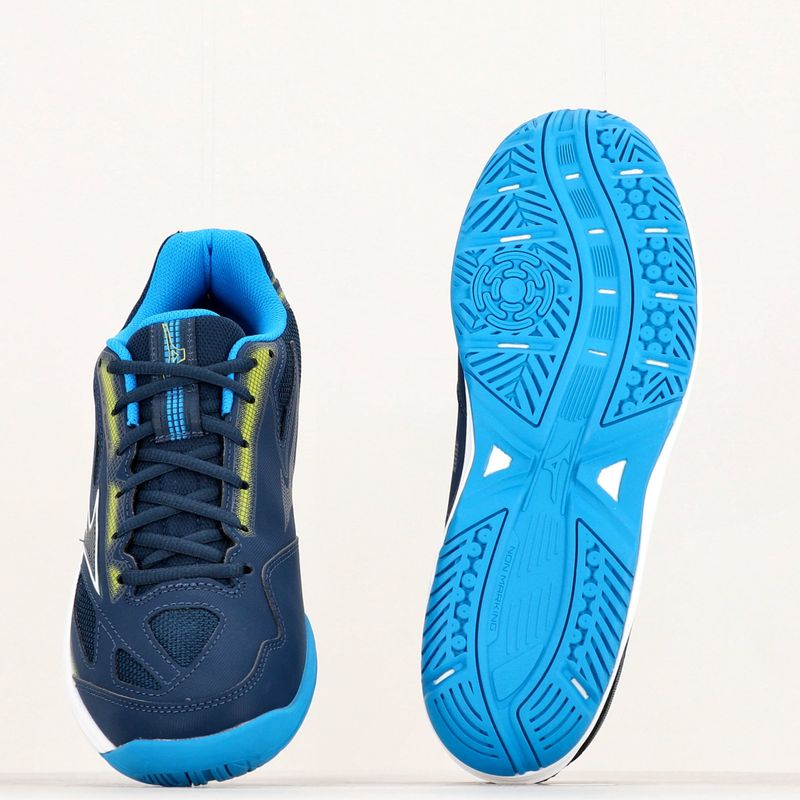 Кросівки тенісні Mizuno Break Shot 4 AC dress blues/jet blue/sulphur spring 17