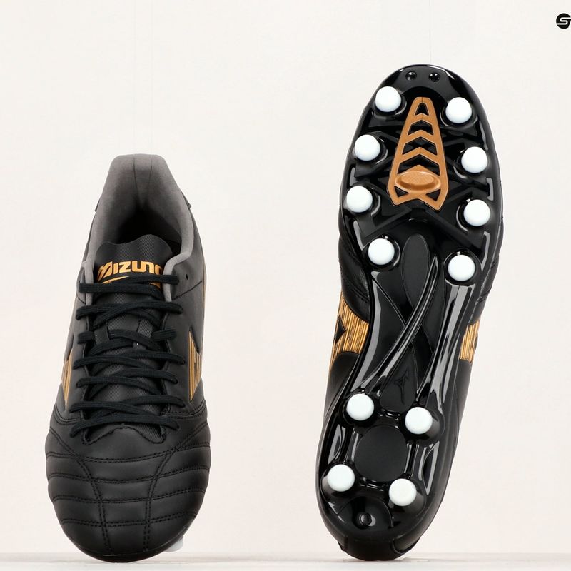 Чоловічі футбольні бутси Mizuno Morelia Neo IV Pro MD чорний/золотий/чорний 13