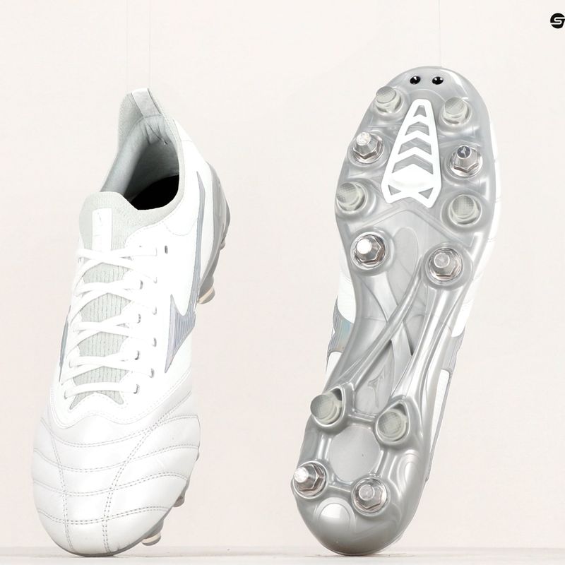 Футбольні бутси Mizuno Morelia Neo III Beta JMP білі/голограма/холодний сірий 3c 12