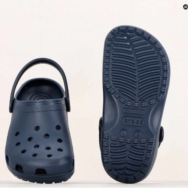 Crocs Classic Clog Дитячі шльопанці темно-сині 13