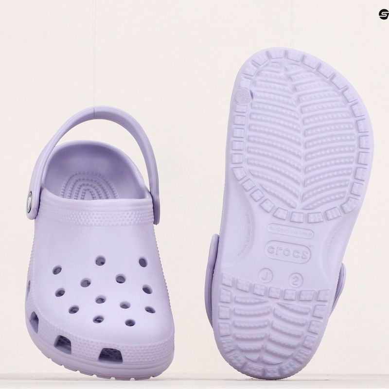 Crocs Classic Clog Kids шльопанці лавандові 13