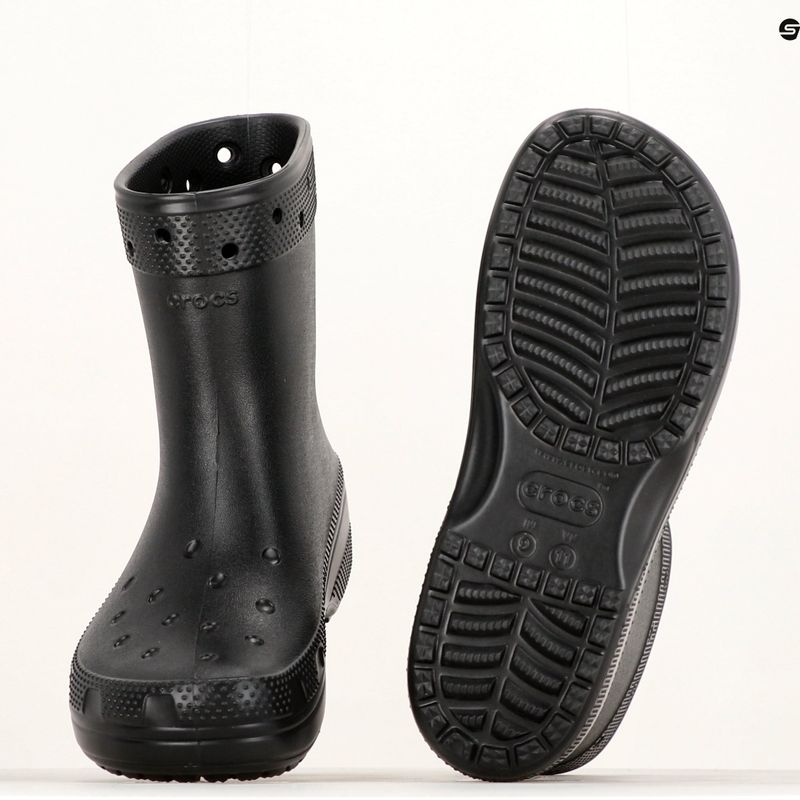 Чоловічі черевики Crocs Classic Rain Boot чорний 12