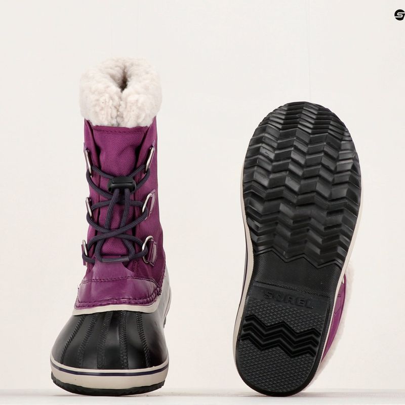 Взуття трекінгове жіноче Sorel Yoot Pac Nylon Wp wild iris/dark plum 14