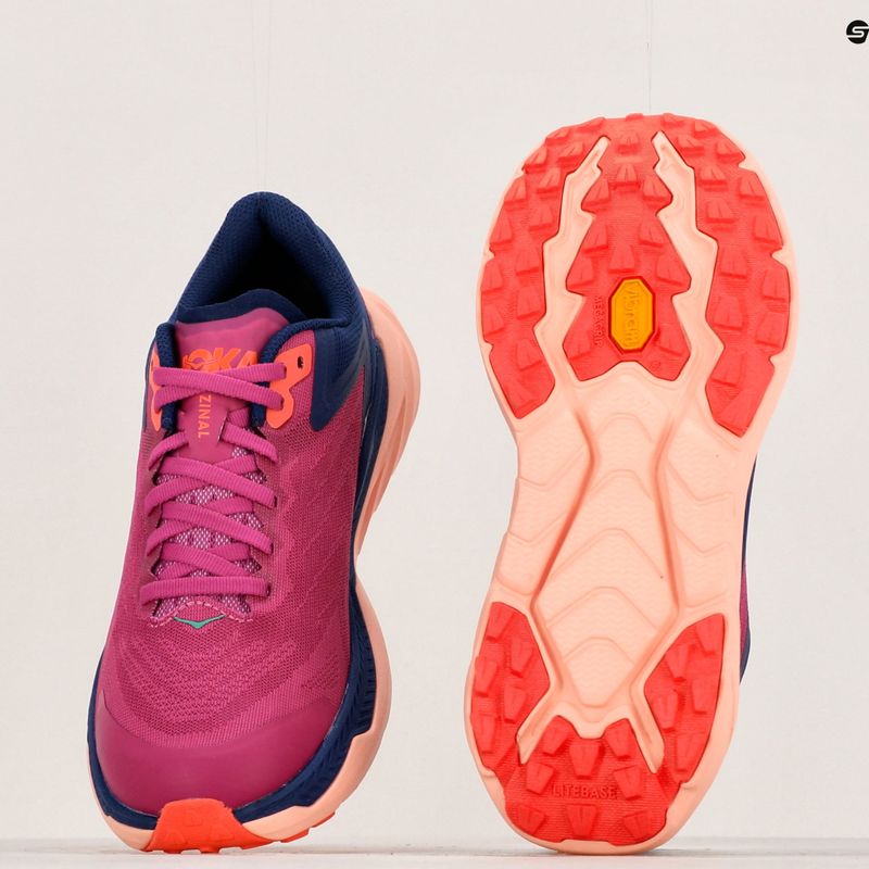 Жіночі бігові кросівки HOKA Zinal festival fuchsia/bellbellwether blue 13