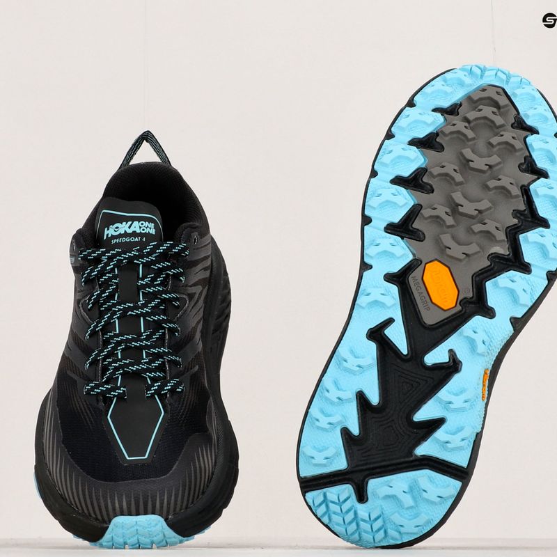Жіночі бігові кросівки HOKA Speedgoat 4 GTX антрацит/темно-сіра чайка 13